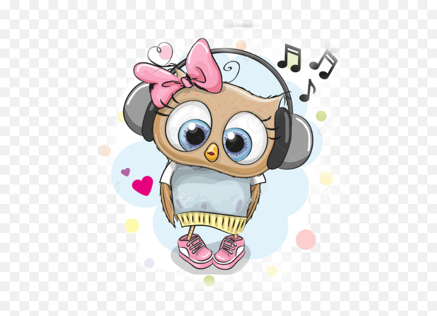 Scowl Owl Cute Cuteowl Music Sticker By Ola Ali - Amor Dibujos De Cumpleaños Emoji,Scowl Emoji
