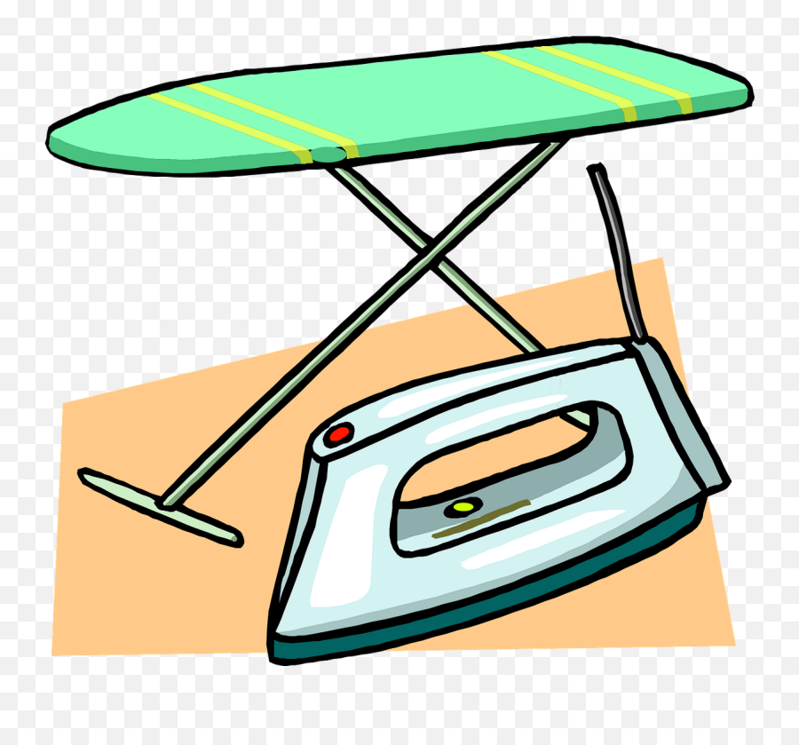 Clothes - Cartoon Iron And Ironing Board Emoji,Being Able To Remember Emotions And Cloths