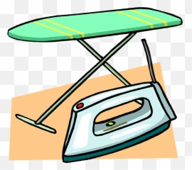 Clothes - Cartoon Iron And Ironing Board Emoji,Being Able To Remember Emotions And Cloths
