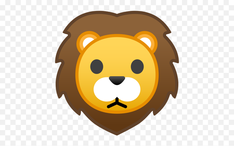 Countries - Cartoon Lion Face Emoji,Emoji Level37