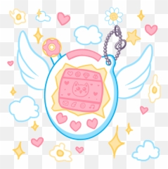 Top Kid With Potato Heart Stickers For Android U0026 Ios Gfycat - Tamagotchi Kawaii Png Emoji,Kawaii Potato Emoticons