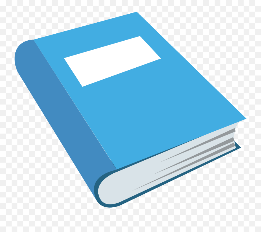 Blue Book Emoji Clipart Free Download Transparent Png - Book Emoji,Blue Emoji