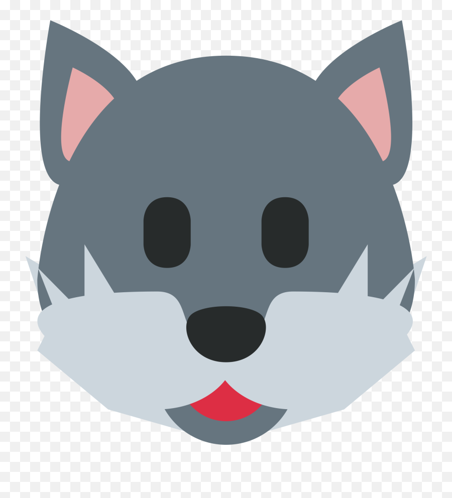 Download Wolf Face Sticker By Twitterverified Account - Wolf Wolf Emoji Twitter,Twitter Emoji