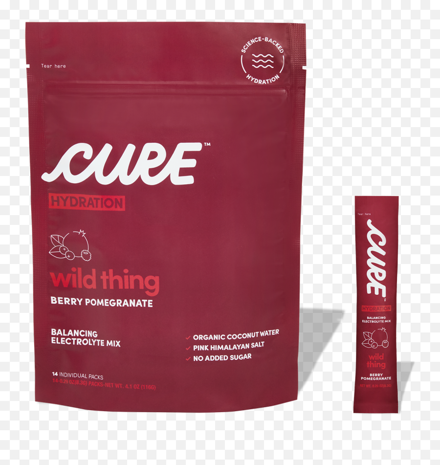 Wild Thing Berry Pomegranate - Cure Hydration Emoji,Emoticon With Dumbells