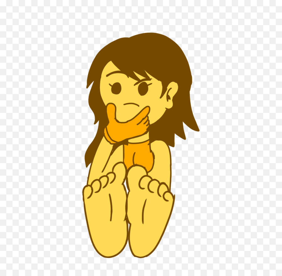 Download Hd Omegalul - Thinking Emoji Transparent Png Image Thinking Emoji Girl Meme,Think Emoji
