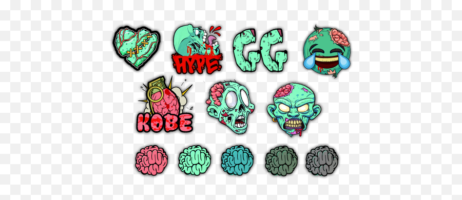 Lul Emote - Zombie Emote Emoji,Twitch Emojis Best Freinds