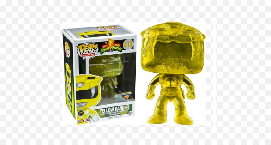 Pop Vinyl Power Rangers Yellow Morphing - Dino Power Rangers Funko Pop Emoji,Power Ranger Emoji