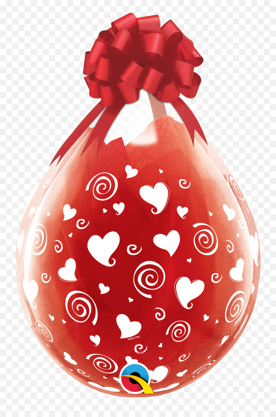 Qualatex Swirling Hearts All Around - Balloon Emoji,Swirling Heart Emoji