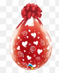 Qualatex Swirling Hearts All Around - Balloon Emoji,Swirling Heart Emoji