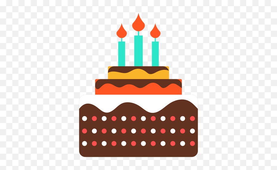 Three Candles Birthday Cake Icon - Pastel Iconos De Cumpleaños Emoji,Birthdat Cake Emoticon