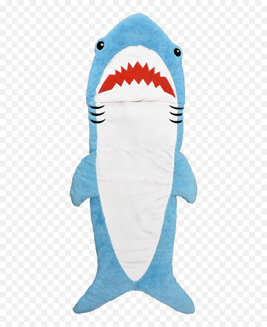Shark Sleeping Bag - Great White Shark Emoji,Why Is The Shark Facebook Emoticon Gone?