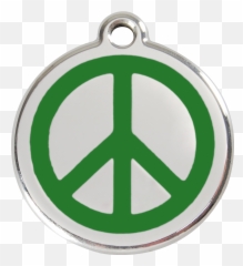 Red Dingo Enamel Tag Peace Green 01 - Pcgr 1pcgs 1pcgm Logo Peace Emoji,Facebook Chat Emoticons Peace Sign