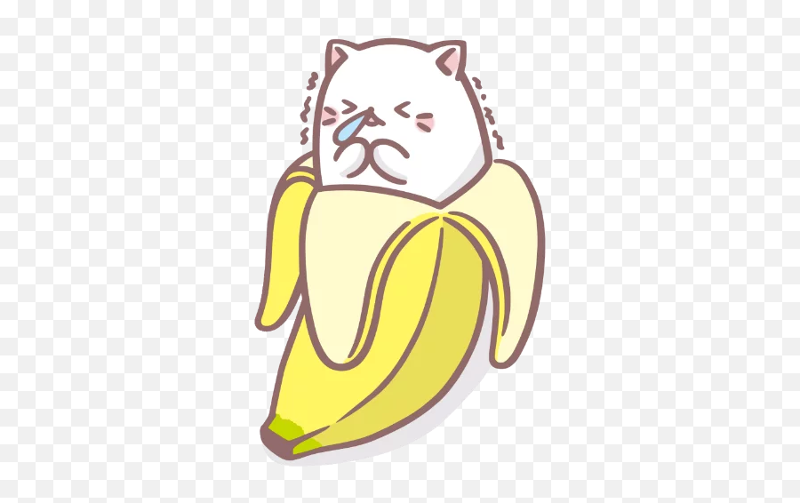 Neko Cat Banana By Binh Pham - Cat In Banana Png Emoji,Neko Emoji