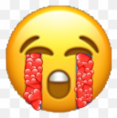 Triste Tristeza Corazones Amor Sticker By Sara - Sad Emoji Dp,Corazones Emoticon