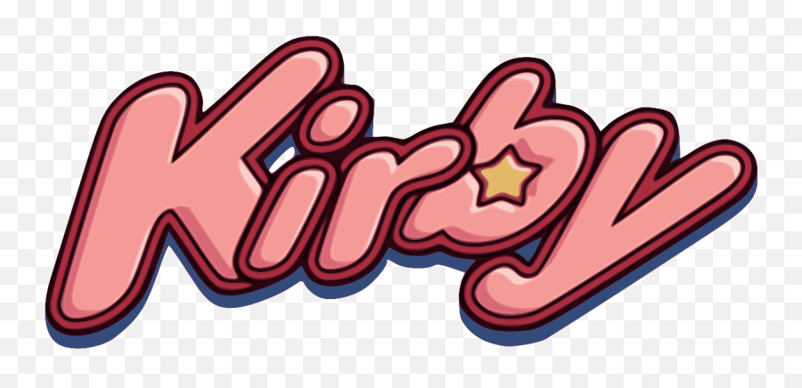 Kirby - Kirby Logo Png Emoji,Cosa Significa.quabdo Un Ragazzo Ti Mette Il Fuoco E La Lingua Come Emoticon