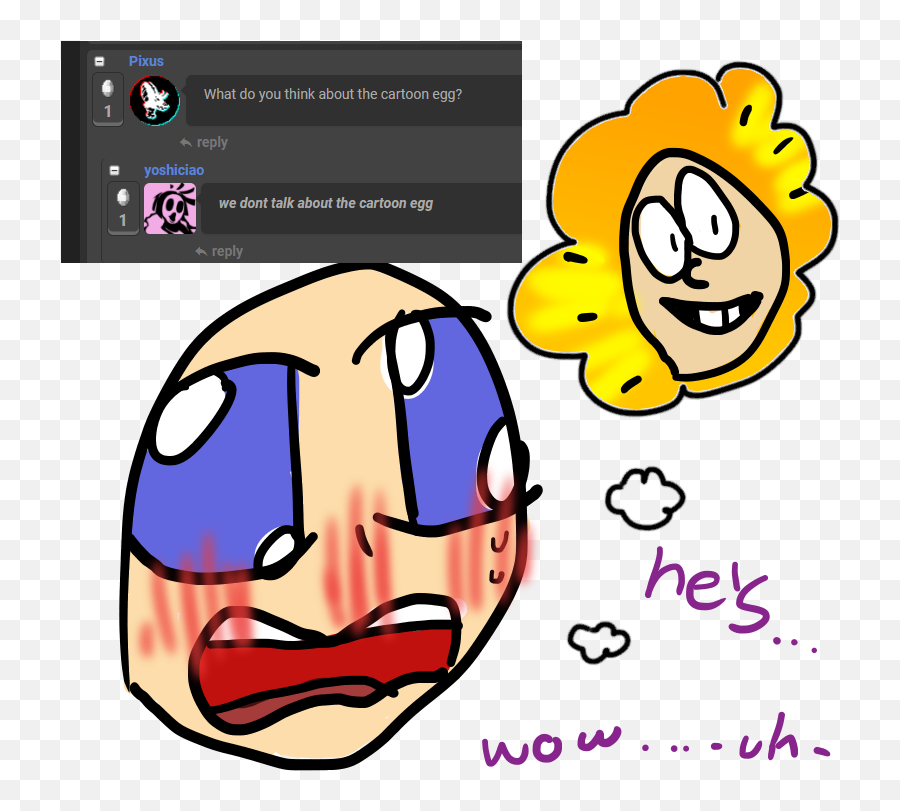 Ask An Anime Egg Anything Comic - Happy Emoji,Thanks Emoticon