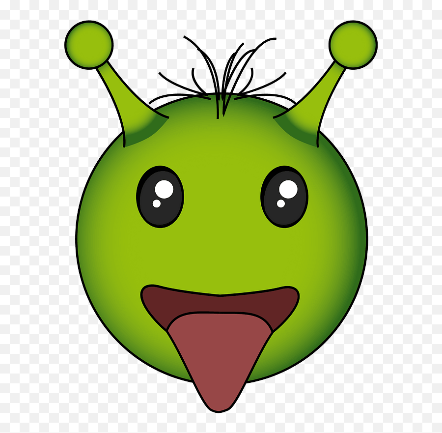 Alien Clipart Free Download Transparent Png Creazilla - Green Alien Face Hd Png Emoji,Emotion Faces Art