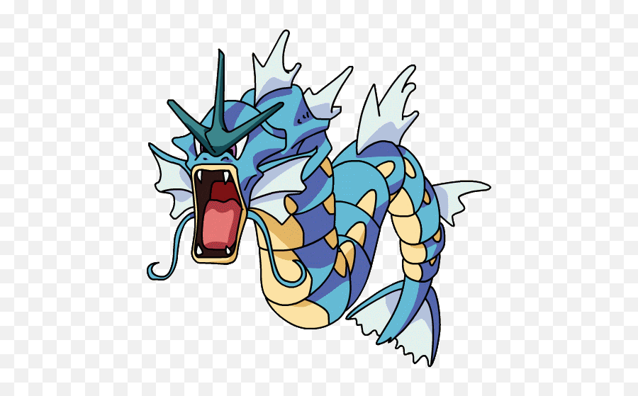 The 10 Most Famous Pokemon Of All Time - Gyarados Clipart Emoji,Pikachu Pokemon Yellow Emotion