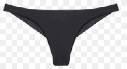 Basic Bottom - Black Calcinha De Lycra Sem Costura Emoji,Bikinis Emojis Black