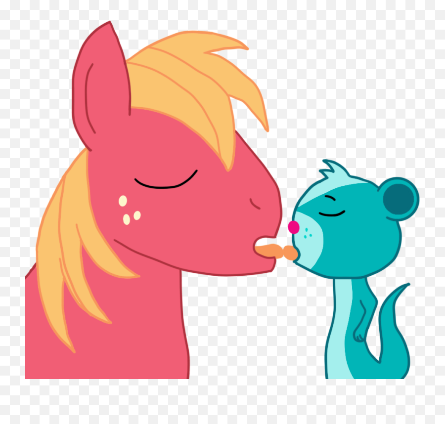 2657656 - Suggestive Anonymous Artist Big Macintosh Emoji,Emojis French Kissing