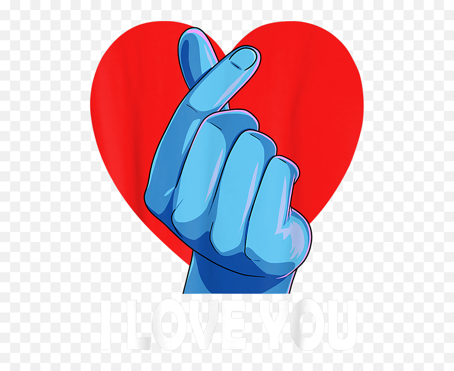 Korean Finger Heart Symbol I Love You Saranghae Gift Puzzle Emoji,Heart Emojis Print