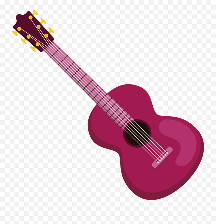 Download Tiple Electric Ukulele Guitar Vector J - 45 Acoustic Emoji,Is There An Android Emoticon With A String Around A Finger As A Reminder