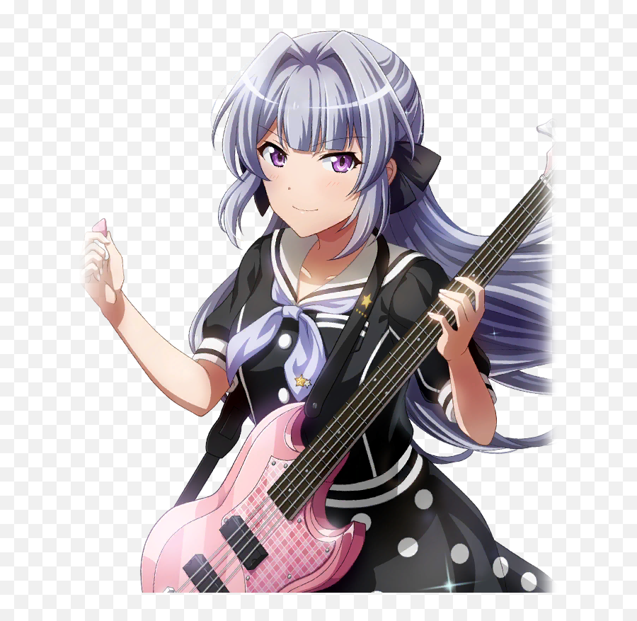 Space Yukishiro Akira Initial Bass Cards Stage Girls Emoji,Bass Guitar Emoji