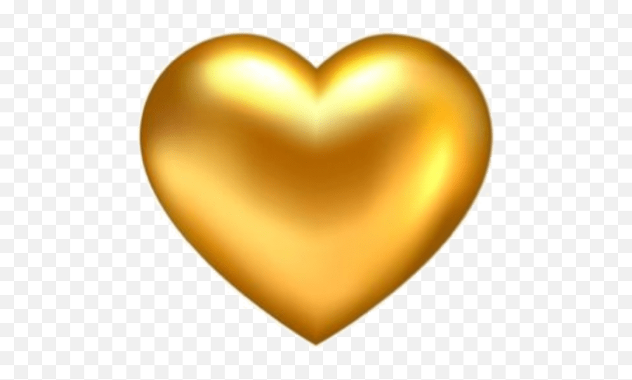 Emoticon 1 Emoji,Heart Emoji Golden