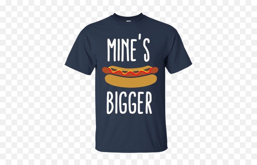 Mines Bigger Funny Hot Dog Emoji Shirt Weiner Cookout Roast,Roasting Emojis