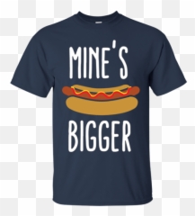 Mines Bigger Funny Hot Dog Emoji Shirt Weiner Cookout Roast,Roasting Emojis