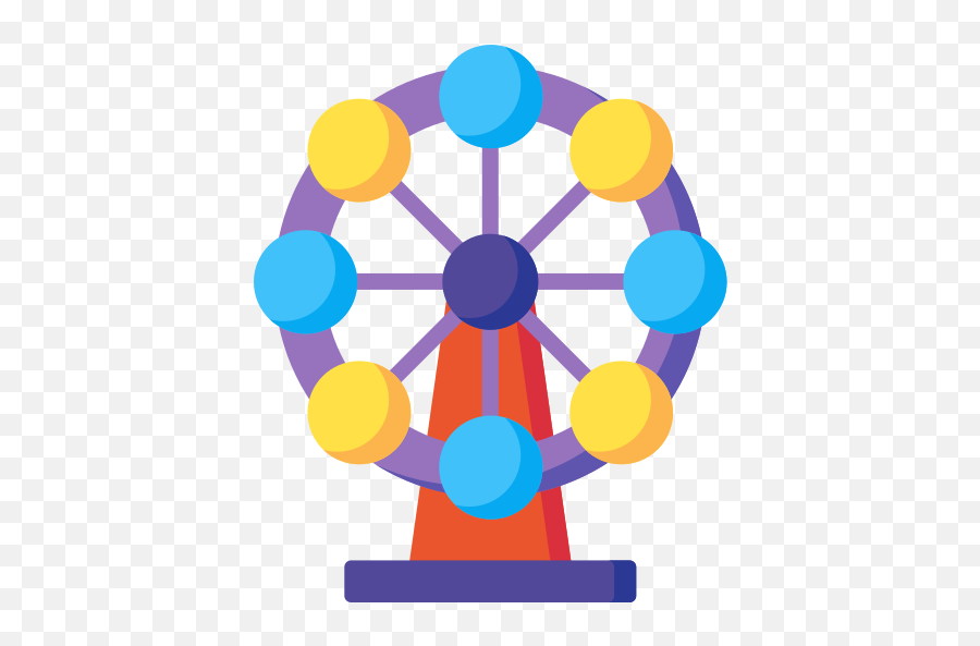Ferris Wheel - Free Buildings Icons Emoji,Wheel Emoji