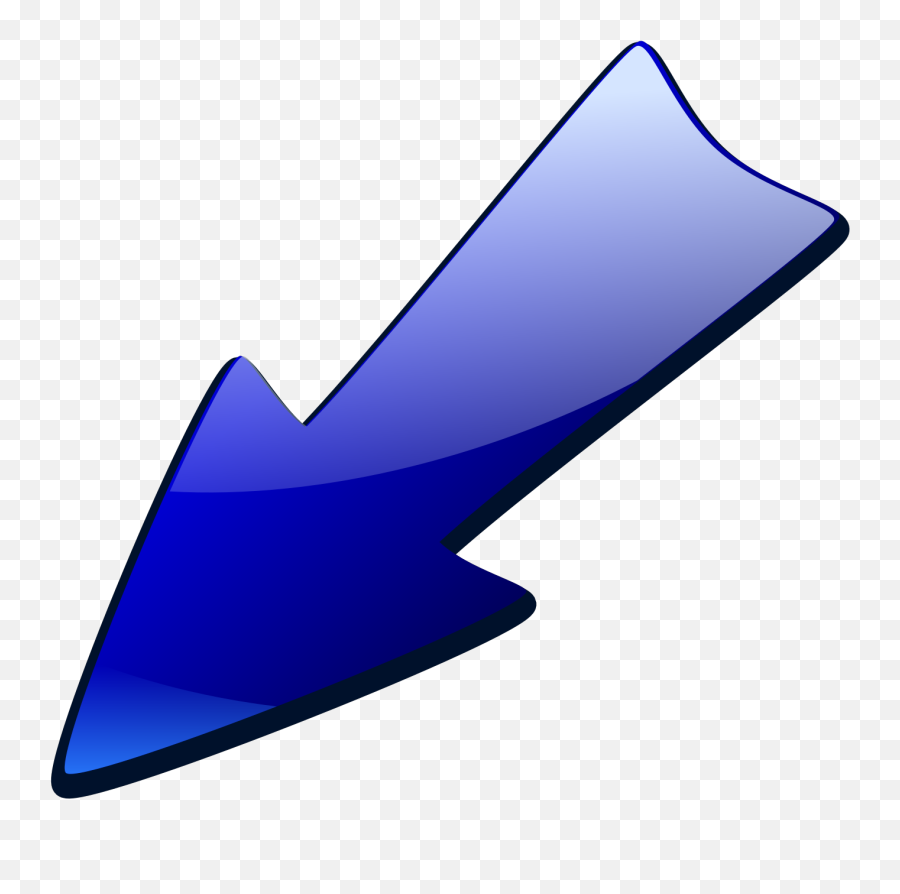 Curved Arrow Png Svg Clip Art For Web - Download Clip Art Emoji,Arrow Emoji Pointing Downwards