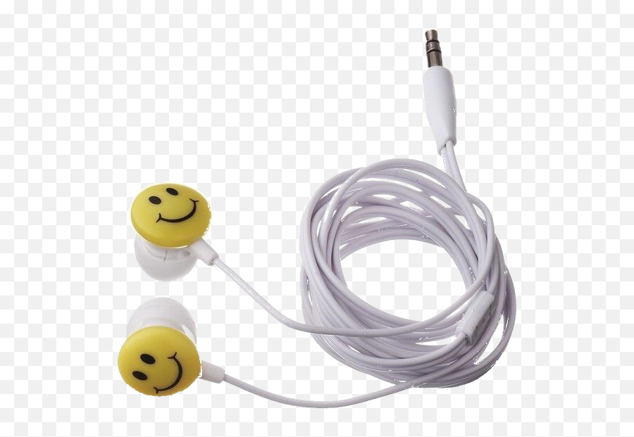 Moodboard Aesthetic Niche Filler Sticker By Yogurt - Smiley Face Earphones Emoji,Headphones Emoticon