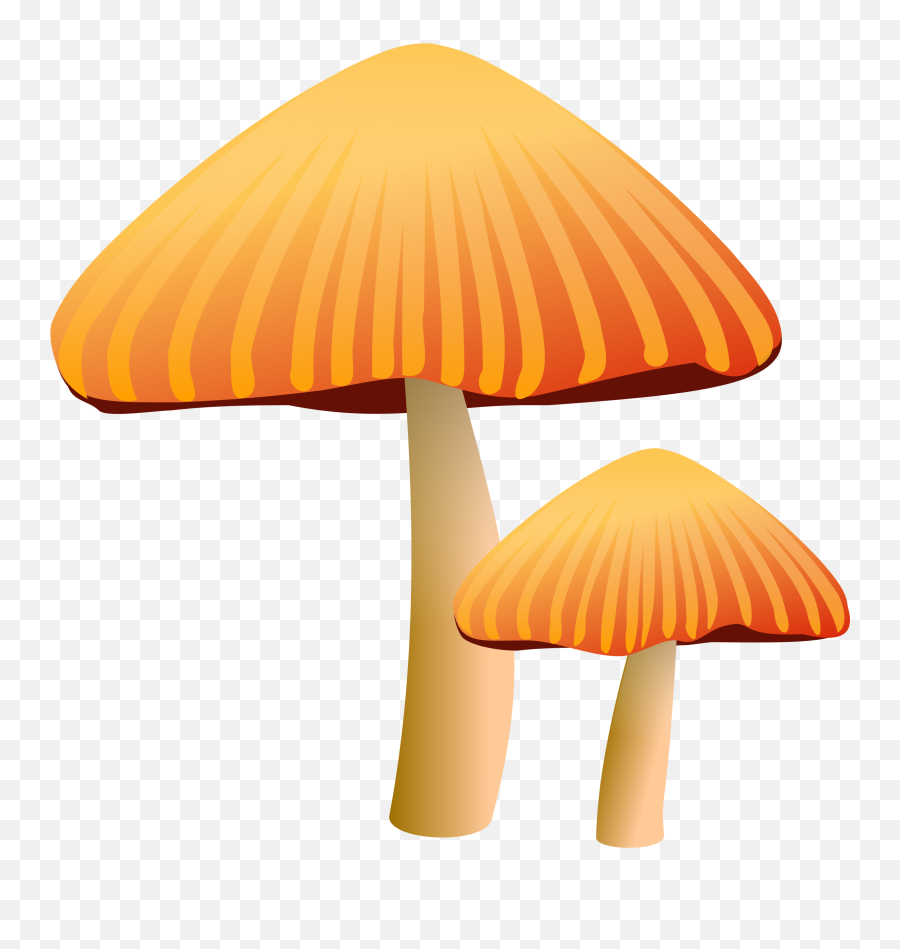 Clipart Orange Mushroom - Clip Art Mushroom Emoji,Mushroom Emoji