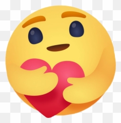 Smile Heart Hug Care Emoji Sticker - Icon Thng Thng Transparent,Emoji Chan