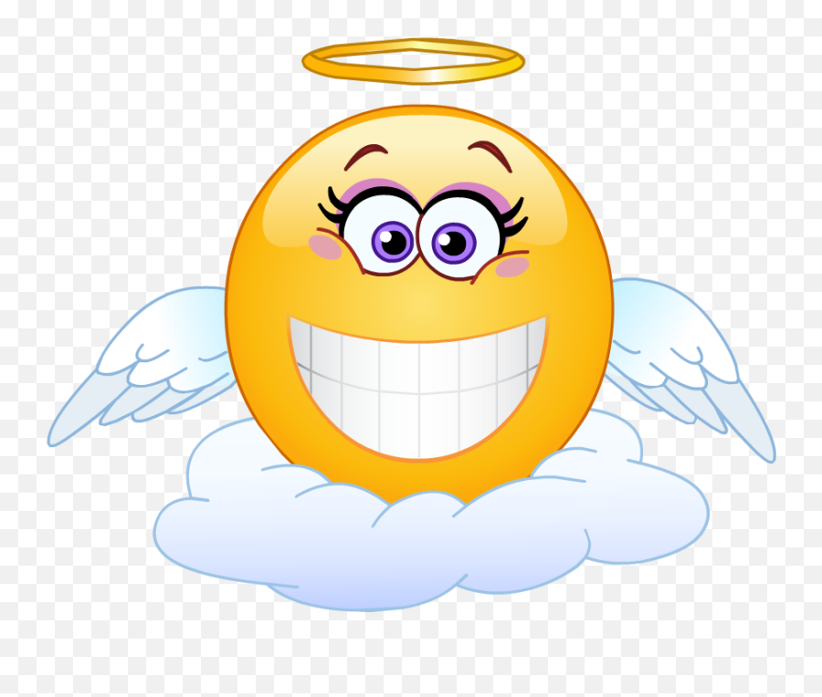 Emoticonsymbolsmiley Png Clipart - Royalty Free Svg Png Angel Emoticon Emoji,Character Emoji