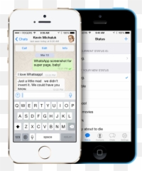Foto Whatsapp Iphone - Logtrend Iphone 5s Whatsapp Chat Emoji,Whatsapp Emoticons Iphone 5s
