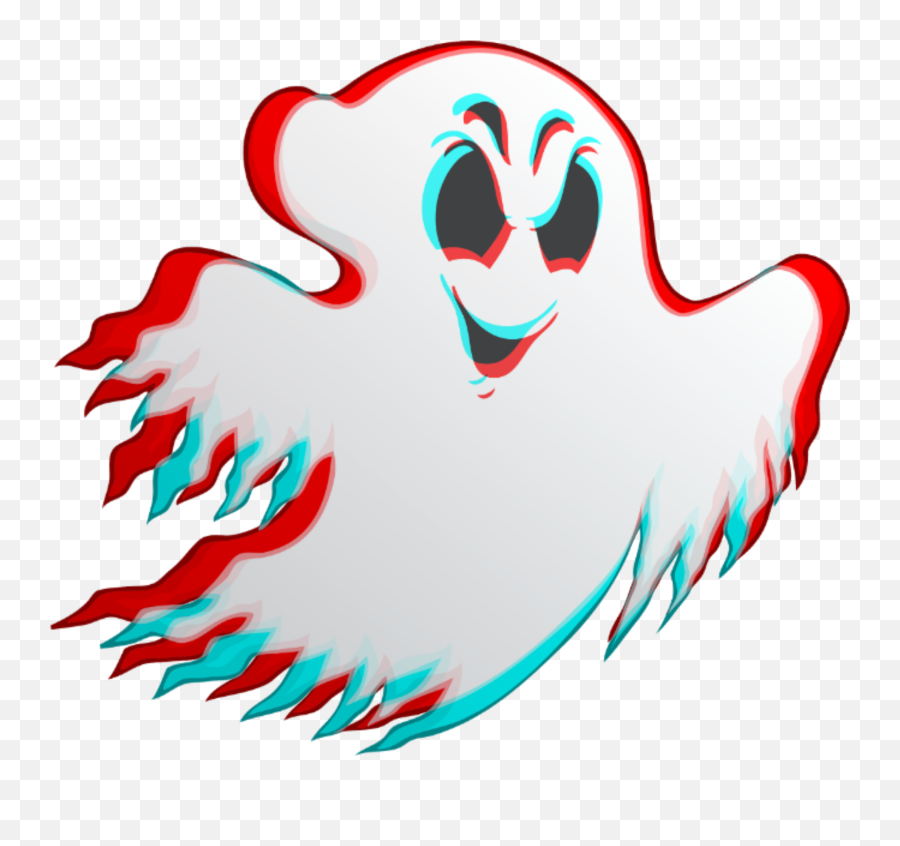 Glitch Ghost Halloween Sticker By Crhis - Automotive Decal Emoji,Ghost Emoji Sticker