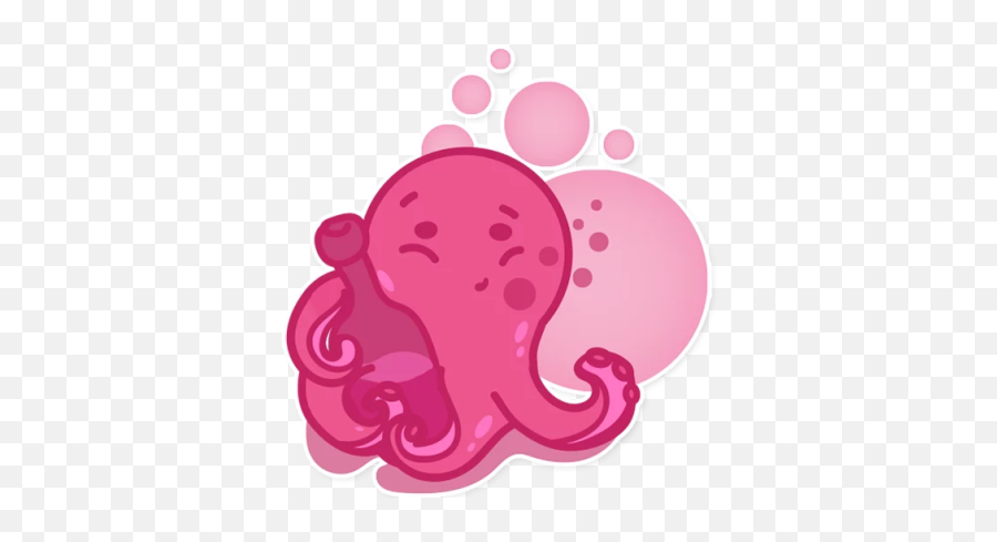 Octopus Emoji Stickers - Dot,Octopus Emoji