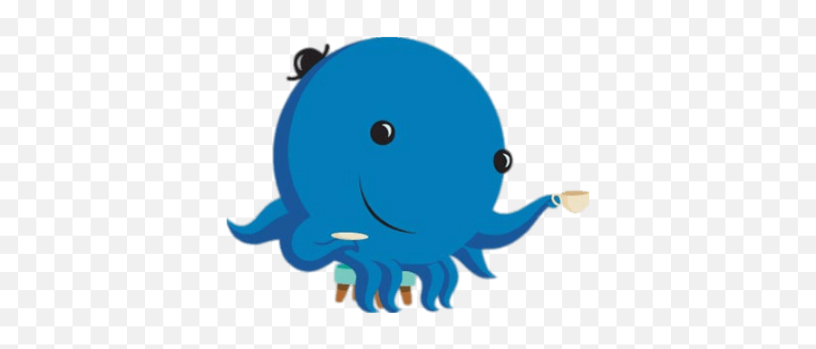 Oswald Having A Cup Of Tea Transparent Png - Stickpng Oswald Png Emoji,Facebook Octopus Emoticon