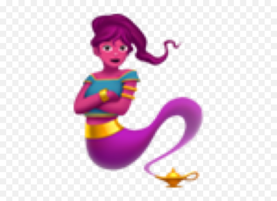 Genie Woman Emoji Sticker By Thunderzizi - Pink Genie Emoji,Women Emoji