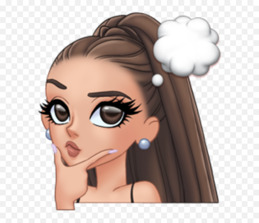 The Most Edited - Ariana Grande Arimojis Emoji,Emoticon Pensierosa