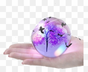 Globe Hand Glassball Ball Sticker - Paperweight Emoji,Glass Ball Emoji