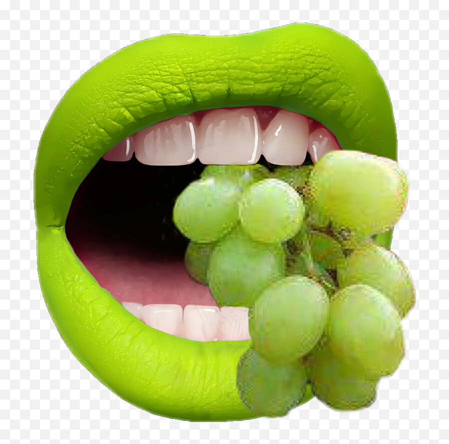 Grapes Sticker Challenge - Diamond Emoji,Green Grape Emoji