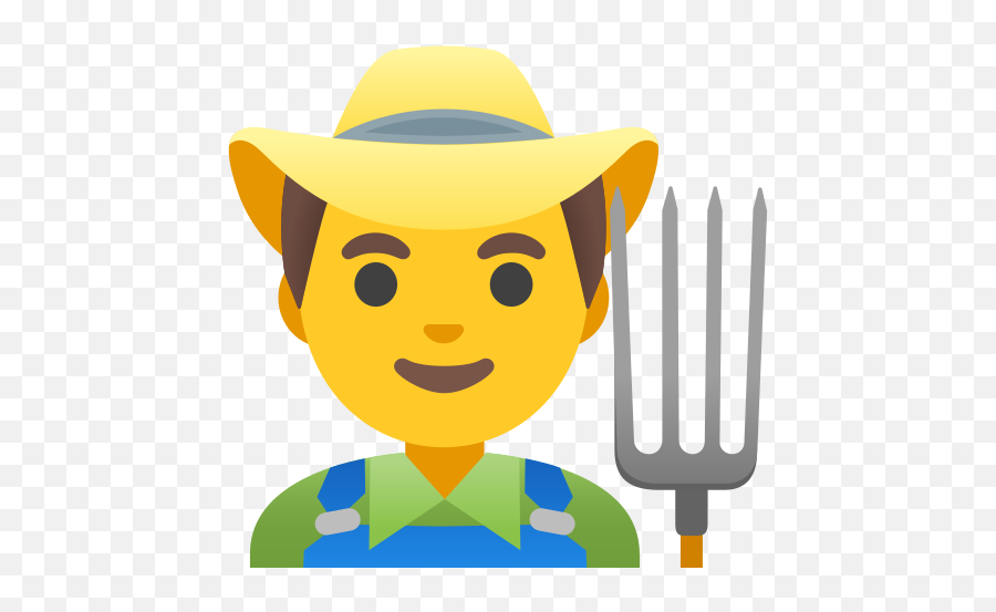 U200d Man Farmer Emoji - Emoji De Cocinero,Cowboy Emoji