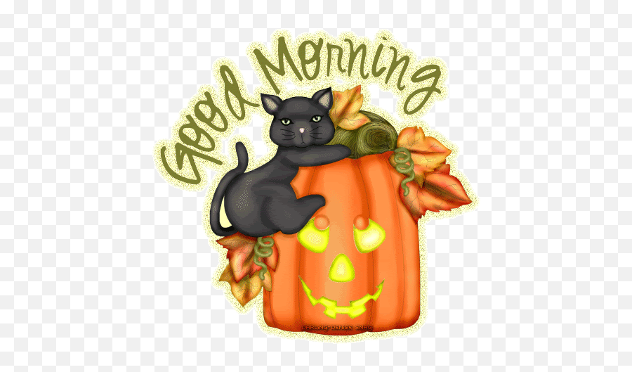 Halloween Good Morning Pictures Images - Good Morning Animated Fall Emoji,Halloween Ghost Emoticons Fb