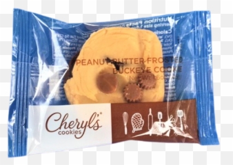 Cherylu0027s Cookies - Peanut Butter Frosted Buckeye Confectionery Emoji,Go Buckeyes Emoticon