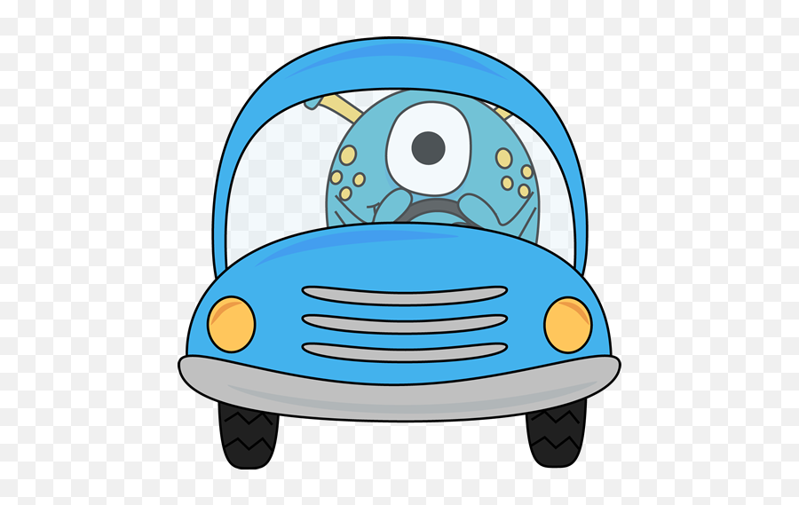 Free Blue Car Clipart Download Free Clip Art Free Clip Art - Monster Driving Car Clip Art Emoji,Animated Emoticons Driving Car