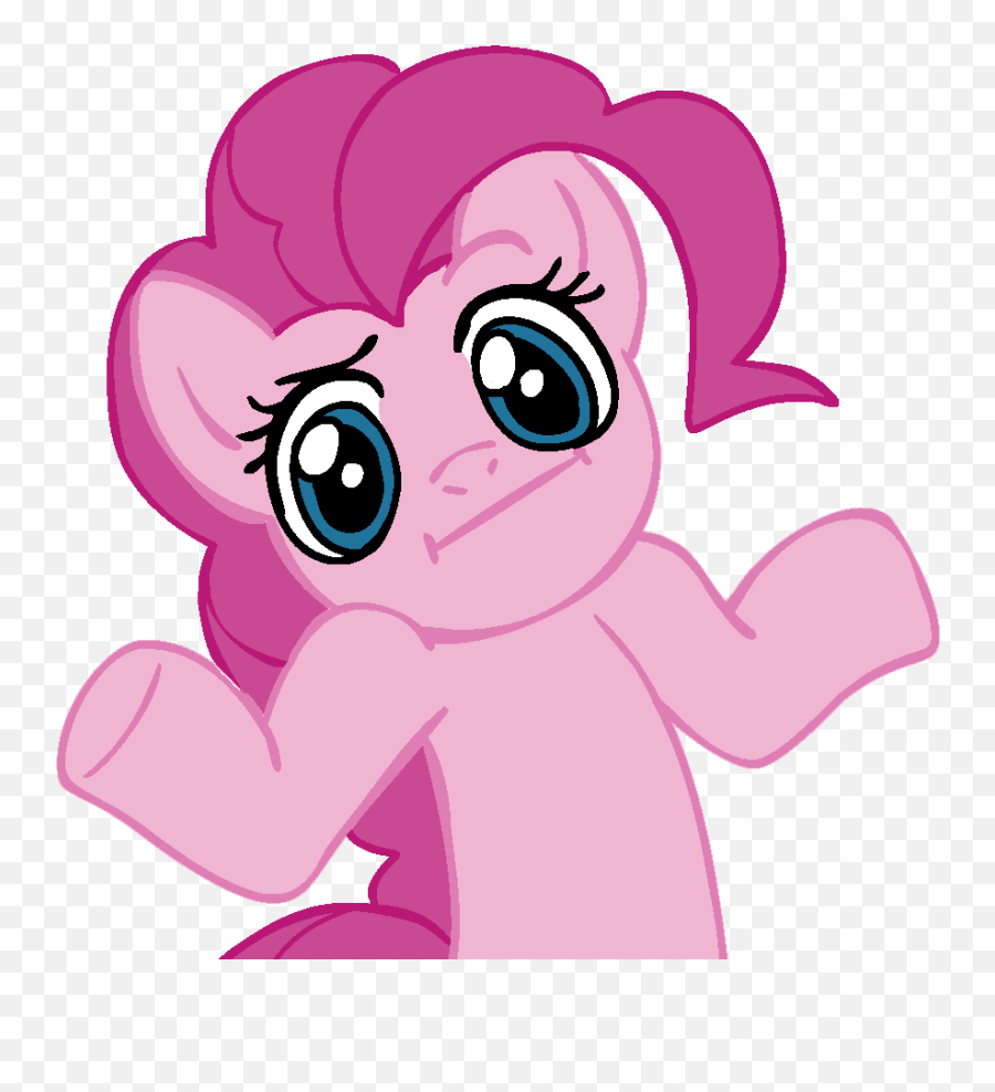 Image - Pinkie Pie Shrug Png Emoji,Idunnolol Emoticon