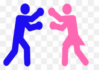 Men Women Fight The Sex War - Male Fight Ith Female Emoji,Women After Sex Gifts Emotions